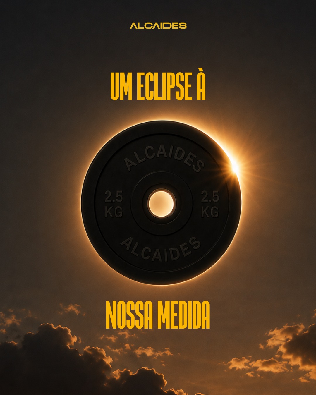 Hoje o treino ficou com outra luz. 🌘